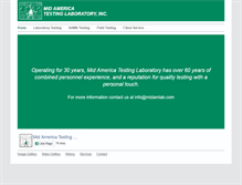 Tablet Screenshot of midamlab.com